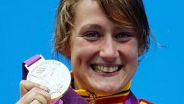 Mireia Belmonte en los pasados Juegos de Londres.