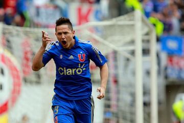 Clausura 2014-2015: Gustavo Canales (Argentina), anotó un gol cada 79 minutos por U.de Chile. Marcó 9 goles.