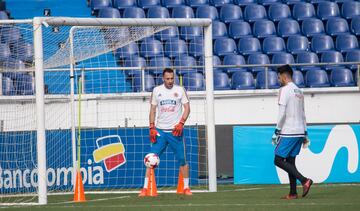 Grupo completo en Barranquilla. El miércoles habrá práctica a puerta cerrada en El Metropolitano.