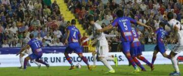 Levante-Real Madrid.2-3. Cristiano Ronaldo marca el tercer tanto en el descuento.