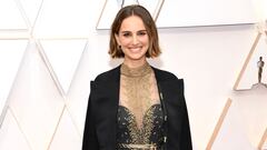 Imagen de Natalie Portman en la alfombra roja de los Oscar.