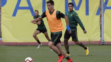 Galarreta, en un entrenamiento