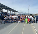 El Valencia vence al Hércules (3-4) en un derbi de veteranos solidario por Lía y Lubo