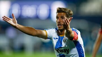 El Leganés informa de que Rubén Pérez fue positivo el 8 de enero