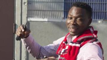 <b>VIAJE RELÁMPAGO. </b>Kameni estuvo ayer en la capital de la Costa del Sol.