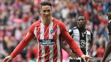 Torres celebra su gol al Levante.