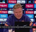 ¿Palo? La atrevida afirmación de Koeman sobre el Atlético