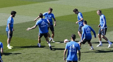 El Real Madrid prepara su partido contra el Huesca