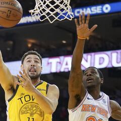 Thompson suma 43 puntos en la sencilla victoria ante los Knicks