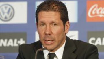 Simeone, en rueda de prensa