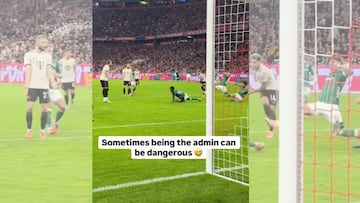 El remate de Lucho que por poco deja KO al ‘admin’ del Bayern