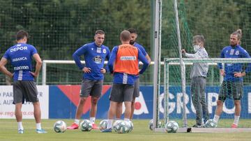 El Depor suspendi&oacute; la sesi&oacute;n del s&aacute;bado ante el riesgo de lesiones