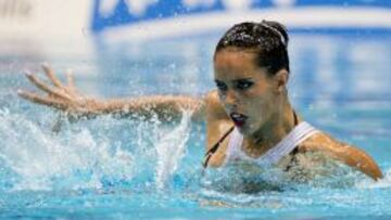 La española Ona Carbonell, mejor europea de 2014 en natación sincronizada.