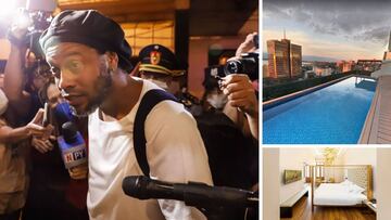 Así es el hotel en el que cumple Ronaldinho su arresto domiciliario