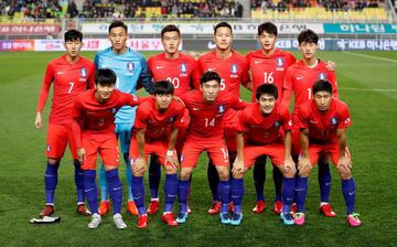 Se les conoce como los Tigres de Asia, Tigres de Oriente o Los guerreros Taeguk porque los movimientos de combate en artes marciales como el taekwondo se denominan Taeguk. Representa a la Asociación de Fútbol de Corea desde 1948 en las competiciones ofici