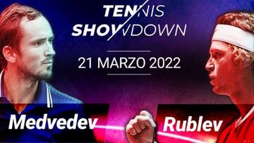 La guerra aplaza una exhibici¨®n entre Medvedev y Rublev
