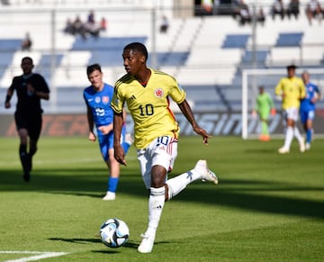 Imágenes del partido entre Colombia y Eslovaquia por los octavos de final del Mundial Sub 20 en el estadio San Juan del Bicentenario.