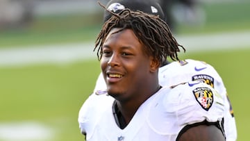 Jaylon Fergurson fue reclutado por los Ravens en la tercera ronda del Draft 2019 y participó en todas las prácticas de la offseason de este año.