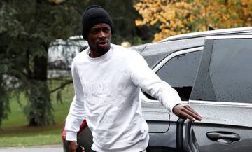 Soccer Football - UEFA Nations League - France Training - Clairefontaine, France - November 12, 2018 France's Ousmane Dembele before training REUTERS/Benoit Tessier