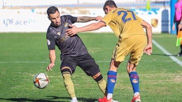 Imagen del partido entre el Intercity y el filial del Levante.