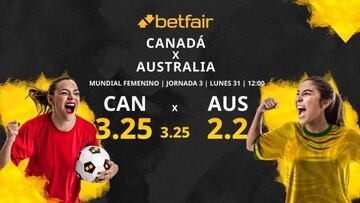 Canadá vs. Australia: horario, TV, estadísticas, clasificación y pronósticos del Mundial Femenino 2023