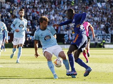 Jugada del tercer penalti pitado a favor del Real Madrid entre Kevin y Mendy. 