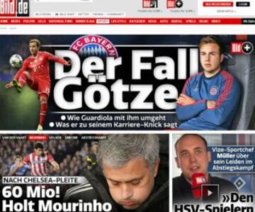 Portadas de la prensa extranjera