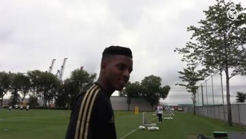 Rodrygo explicó las razones de su buena adaptación en el Madrid