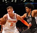 Los Knicks ganan pero pierden a Porzingis: rodilla izquierda