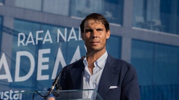 Nadal, a sus alumnos: "Es importante no perder el a?o"