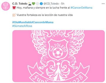 El mundo del deporte se tiñe de rosa en el #DiaMundialdelCancerdeMama