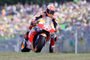 Marc Márquez durante la carrera. 