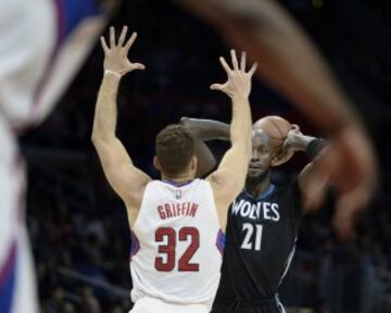 Blake Griffin y Kevin Garnett.