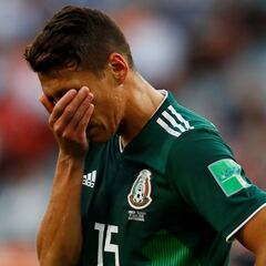 Héctor Moreno se pierde los octavos de final en el Mundial