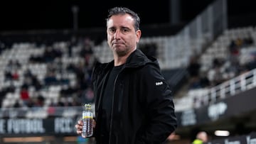 Jandro, ante el Albacete.