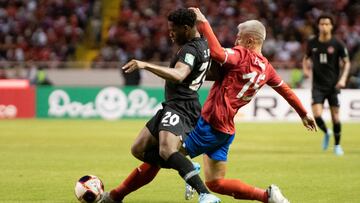 Costa Rica vs Canadá por Eliminatorias de Concacaf rumbo al Mundial de Qatar 2022 (Photo by Ezequiel BECERRA / AFP)