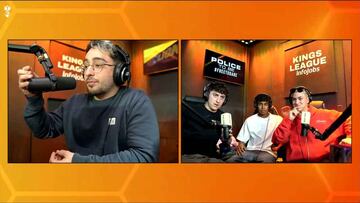 Partido de la tercera jornada de la Kings League entre los Troncos y PIO