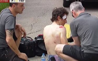 Geraint Thomas, caída en Suiza y abandono: espera llegar al Tour