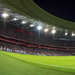 Las chicas lograron la tercera mejor entrada en San Mamés