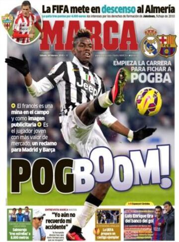 Portadas de la prensa deportiva