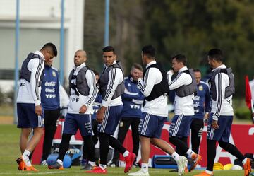 Buenos Aires 21 Mayo 2018, Argentina
Preparativos de la seleccion Argentina en el Predio de la AFA en Ezeiza, donde estÃ¡n 


Foto Ortiz Gustavo
