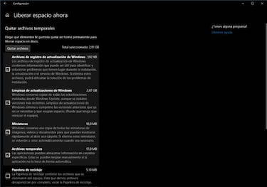 Cómo hacer espacio en tu PC a la October Update de Windows 10