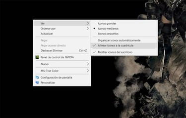Ahorra espacio entre los iconos de tu ordenador con este truco de Windows 10