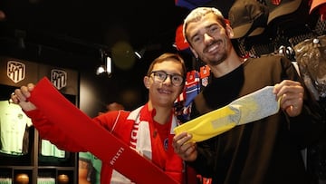 Griezmann se sumó a esta bonita iniciativa de la Fundación del Atlético de Madrid.