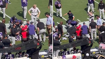 Shocking footage: Ravens chain gang member receives CPR on the field
