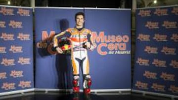La figura de Marc Márquez en el Museo de Cera de Madrid.