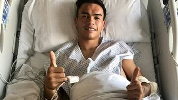 Suazo fue dado de alta y este lunes se evaluará su regreso