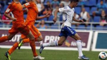 PROBLEMAS. El filial fue mejor que el Tenerife pero sigue sin gol y lo pagó con la séptima derrota.