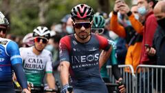 MALLABIA, SPAIN - APRIL 08: Daniel Felipe Martinez Poveda of Colombia and Team INEOS Grenadiers prior to the 61st Itzulia Basque Country 2022 - Stage 5 a 163,8km stage from Zamudio to Mallabia 305m / #itzulia / #WorldTour / on April 08, 2022 in Mallabia, Spain. (Photo by Gonzalo Arroyo Moreno/Getty Images)