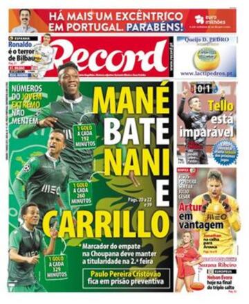 Portadas de la prensa deportiva